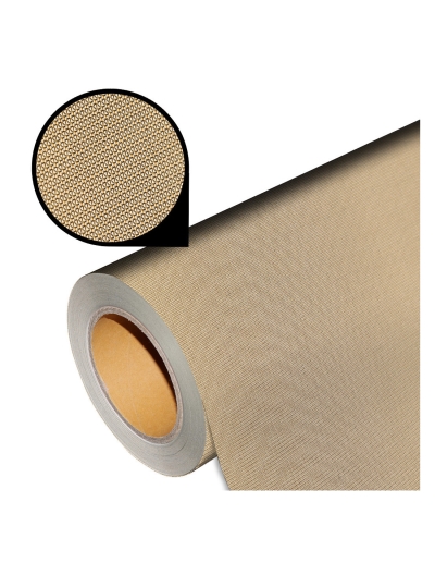 Flex foil with metallic fabric structure